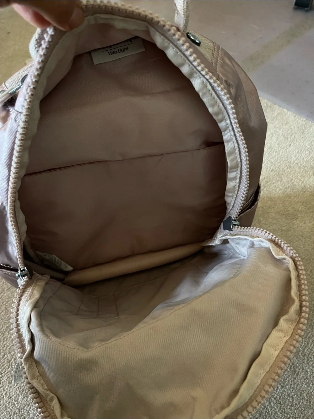 Kipling metallic rose